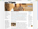 Old sajware.com webpage thumbnail image